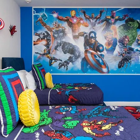 8-Bed Villa Prv Pool And Game Room Near Disney